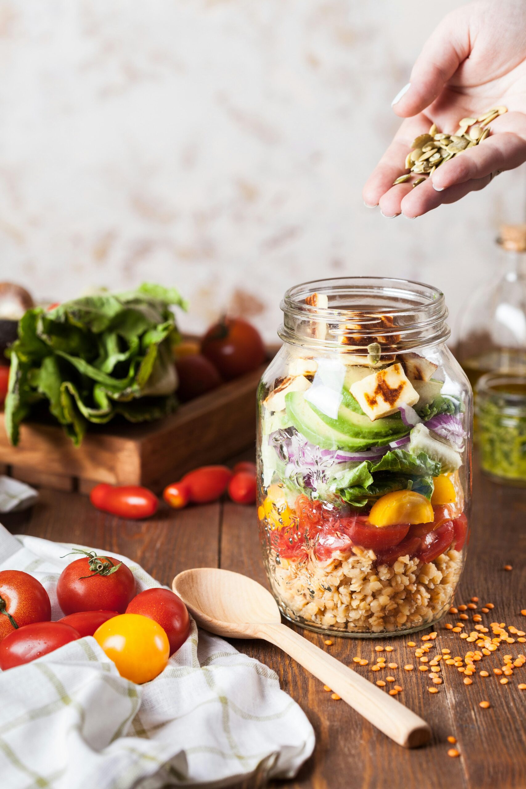 Illustration about planning manageable meals during pregnancy