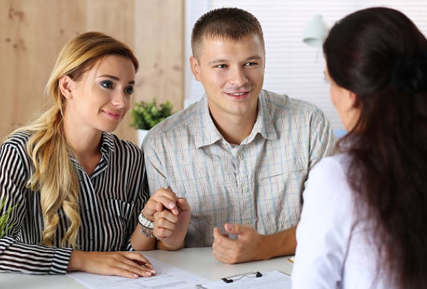 Illustration accompanying adoption tips for couples preparing together