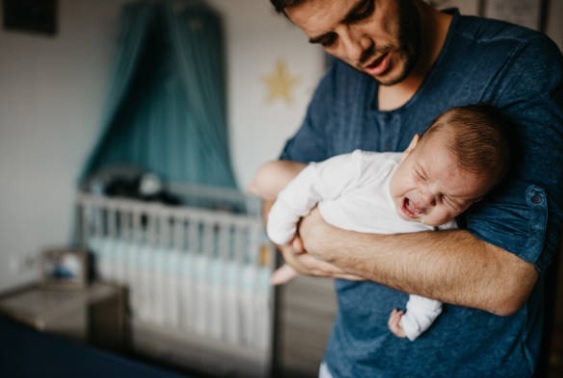 Illustration accompanying gentle baby-care routines