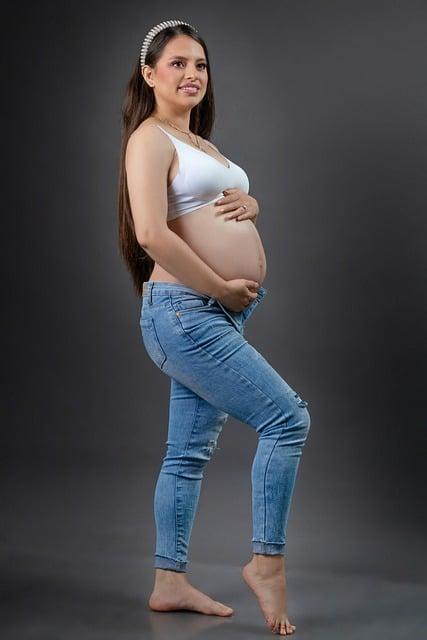 Pregnancy journey illustration accompanying clothing and preparation ideas