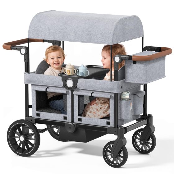 Kinder King Folding Wagon Stroller for 2 Kids Review 2026