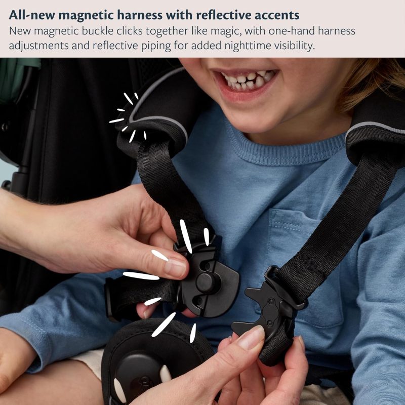 Mockingbird 3.0 Single-to-Double Convertible Stroller, Black Windowpane Black Windowpane / Silver Frame / Penny Leather